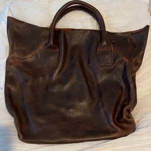 Genuine leather large tote/crossbody. Gorgeous!